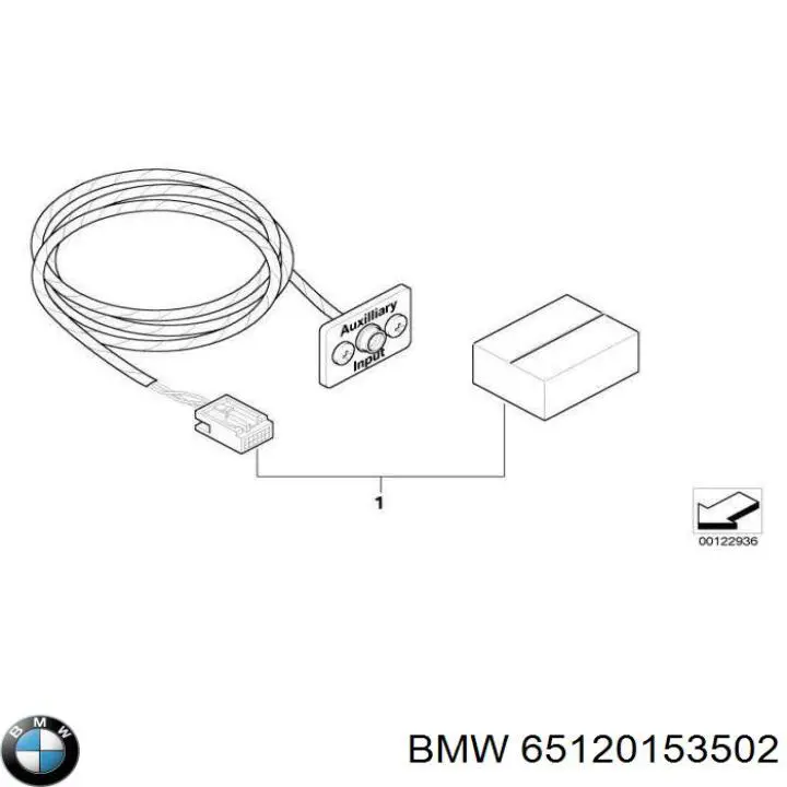  BMW 65120153502 ціна, від 117.55 USD