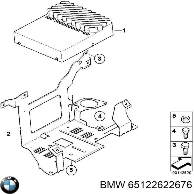  BMW 65122622676 ціна, від 124.37 USD