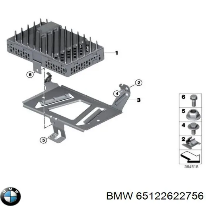  BMW 65122622756 ціна, від 380.08 USD