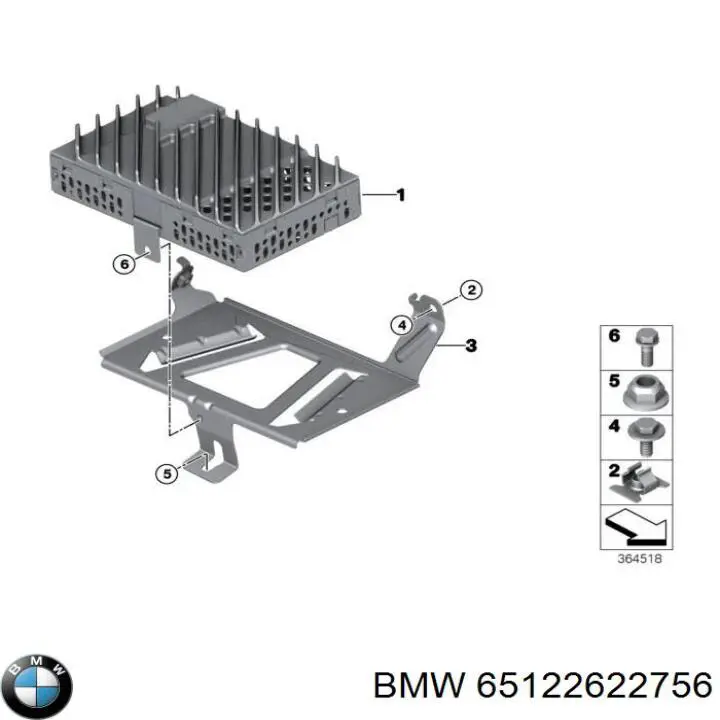 Купити 65122622756 BMW 