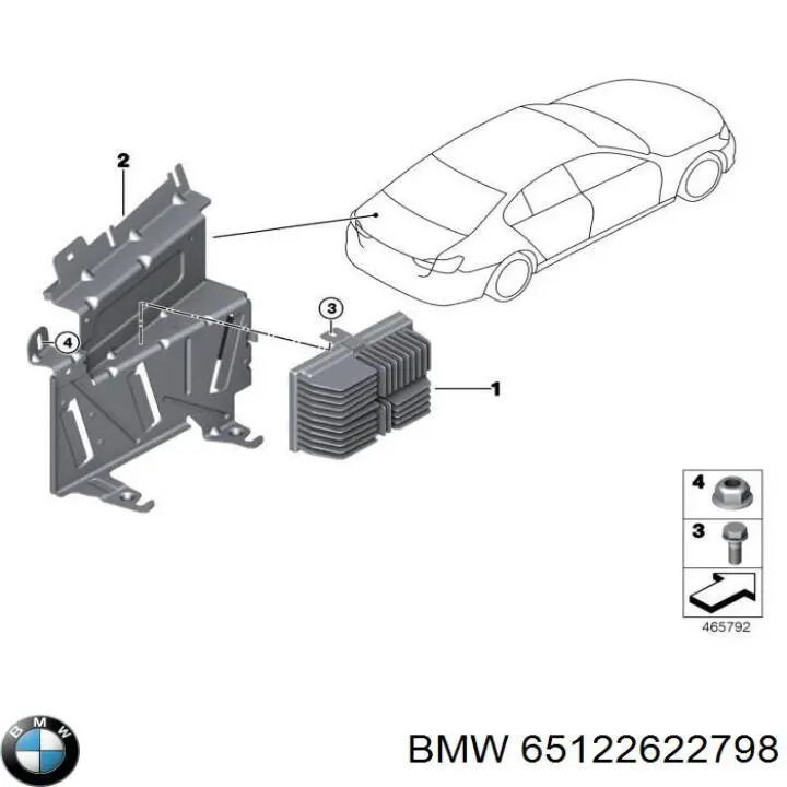 Купити 65122622798 BMW 