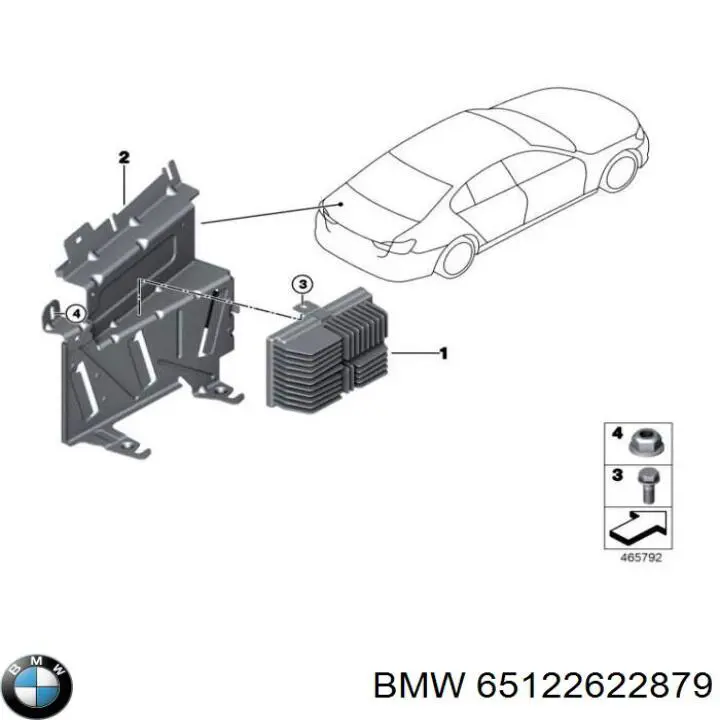 Купити 65122622879 BMW 