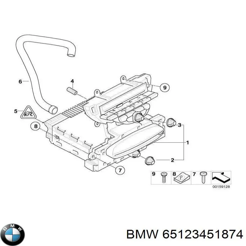 Магнітола (радіо AM/FM) BMW 65123451874 ціна, від 158.64 USD