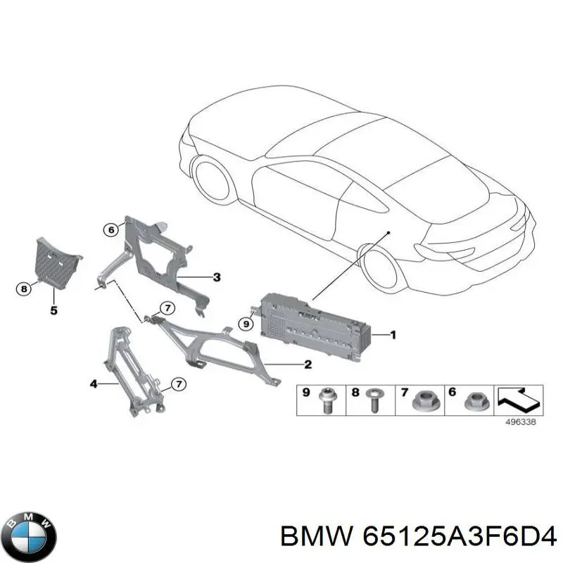  BMW 65125A3F6D4 ціна, від 2667.65 USD