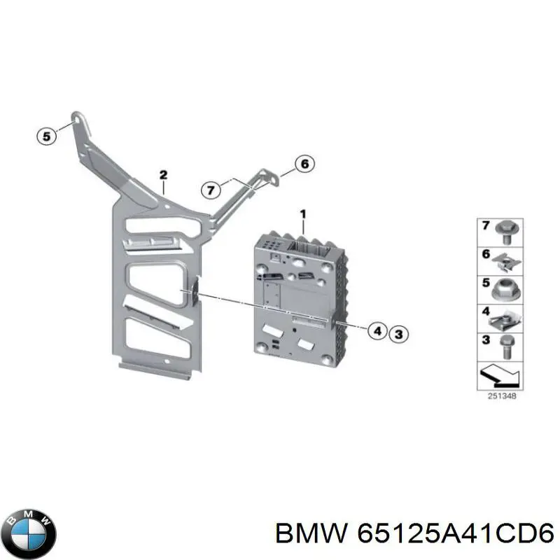 65125A41CD6 BMW 