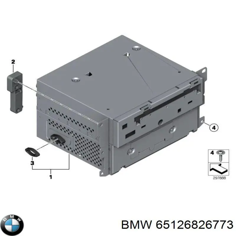 65126819951 BMW Магнітола (радіо AM/FM)
