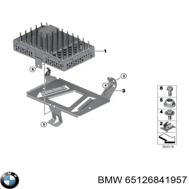  BMW 65126841957 ціна, від 380.08 USD