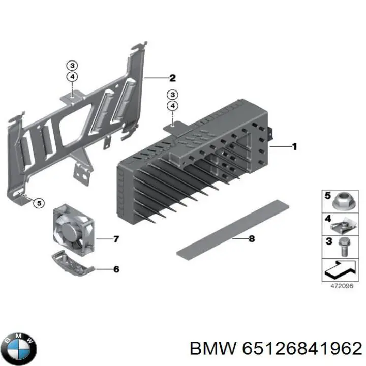  BMW 65126841962 ціна, від 158.33 USD