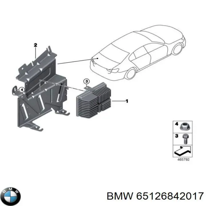 Купити 65129390141 BMW 