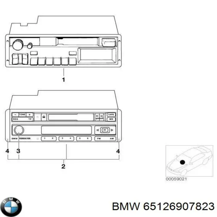 Купити 65126907823 BMW 