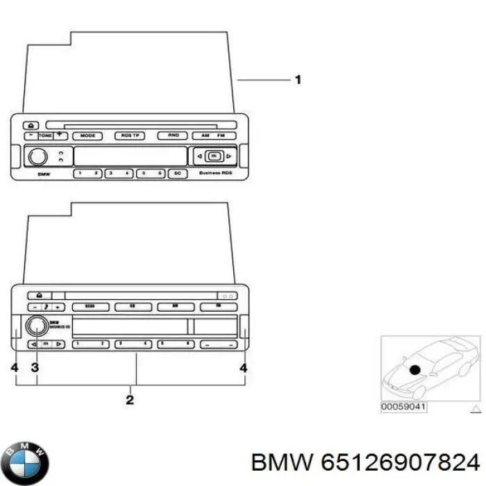 Купити 65126907824 BMW 