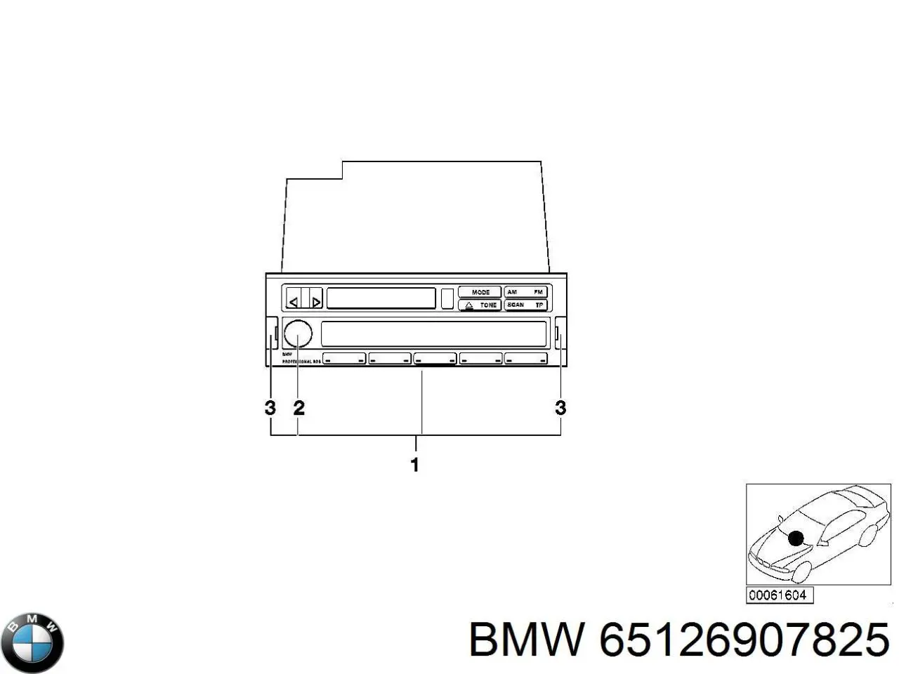  BMW 65126907825 ціна, від 27.84 USD