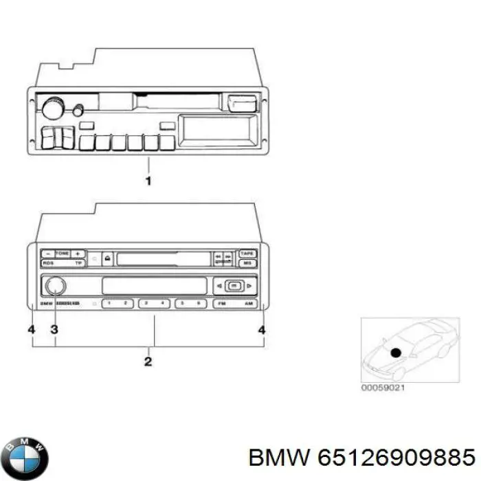  BMW 65126909885 ціна, від 1752.50 USD