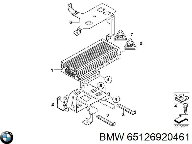 Купити 6920461 BMW Підсилювач звуку аудіосистеми