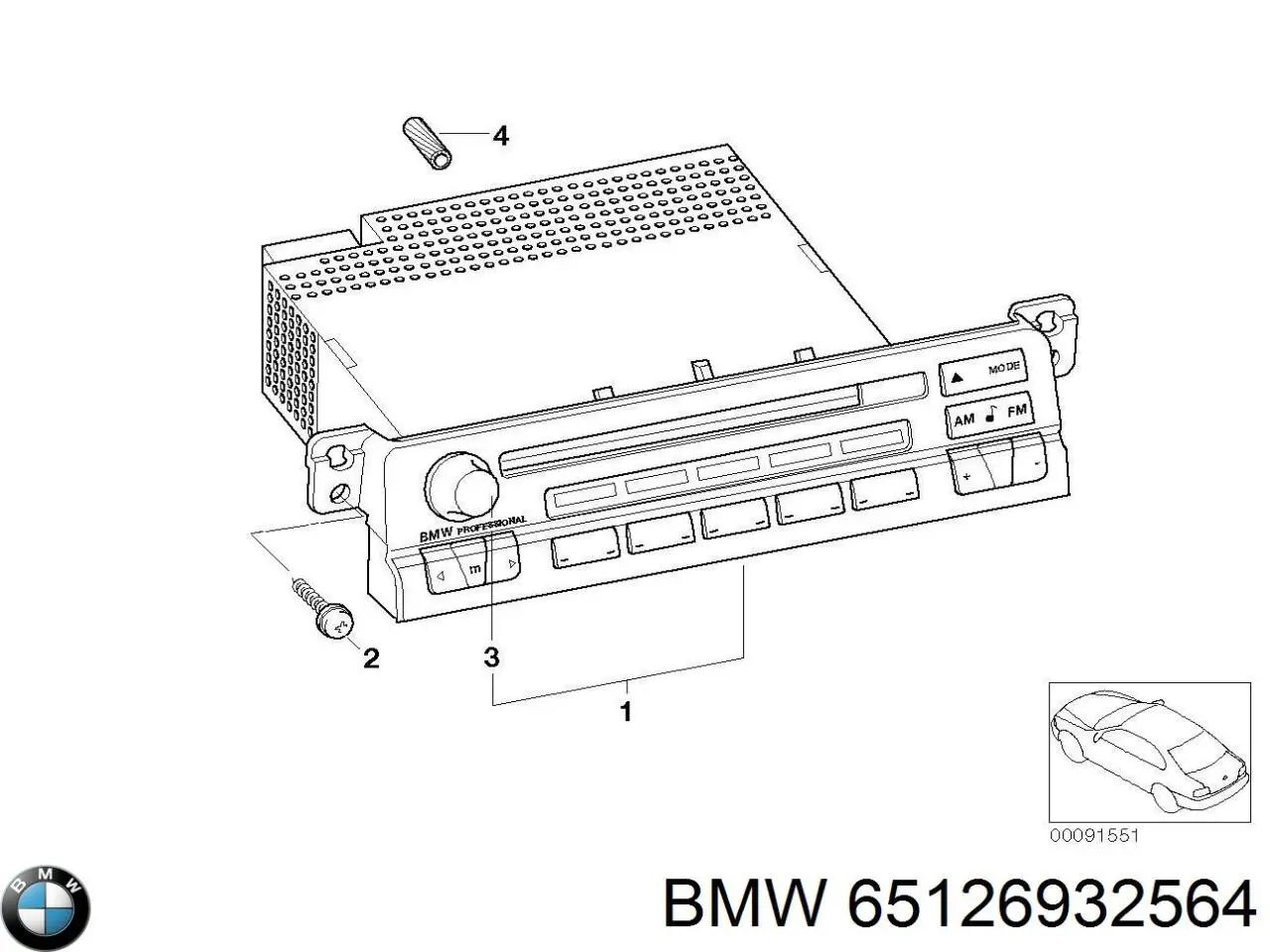 65126943454 BMW 