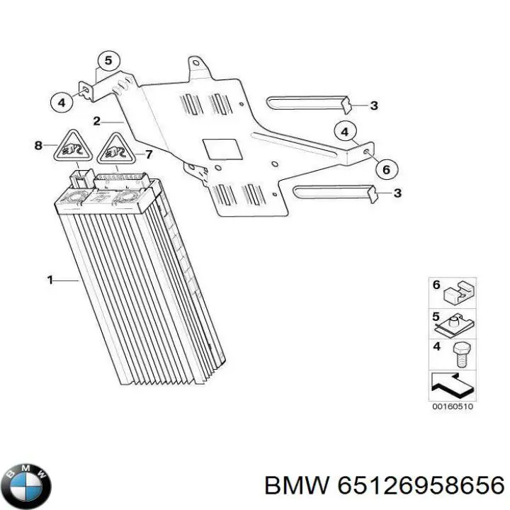 Купити 65126958656 BMW 