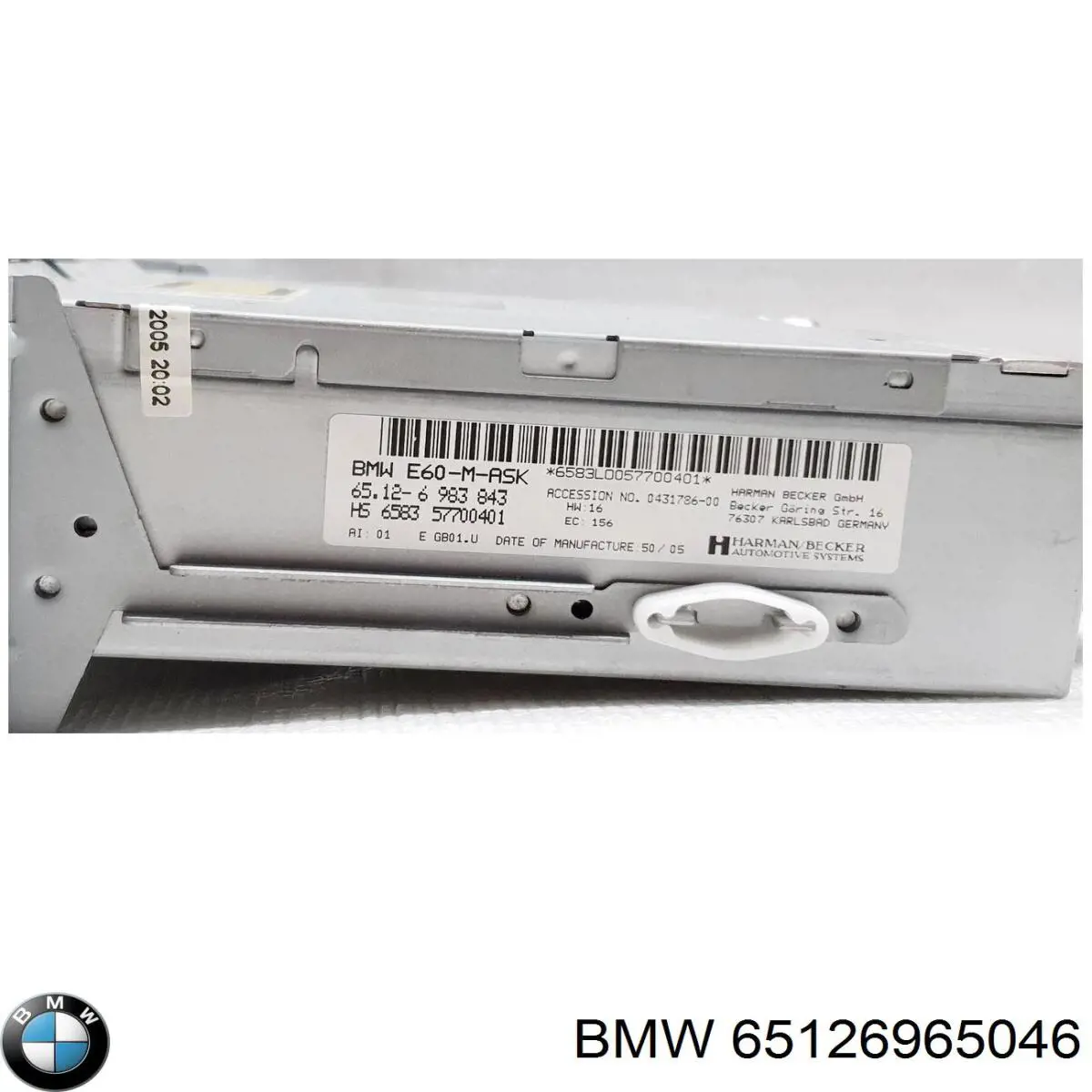 65129117530 BMW Магнітола (радіо AM/FM)