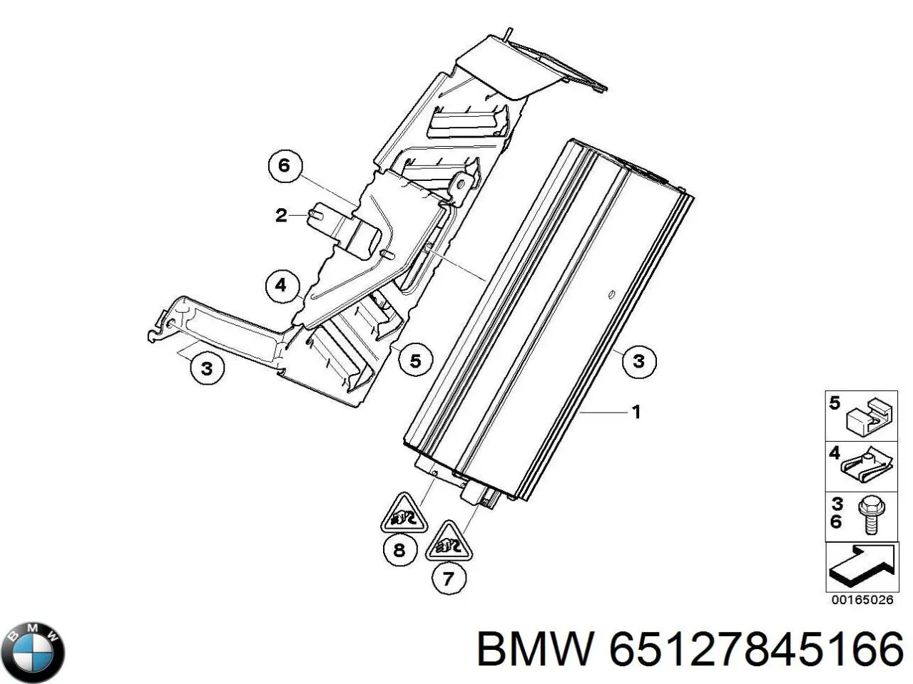  65127845166 BMW