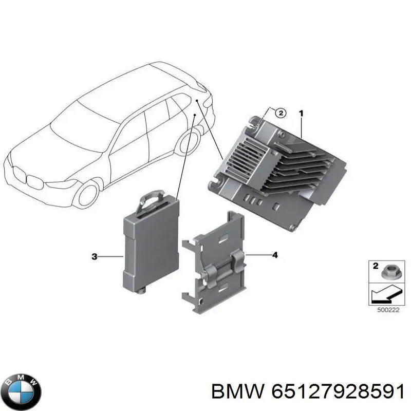 65127928591 BMW 