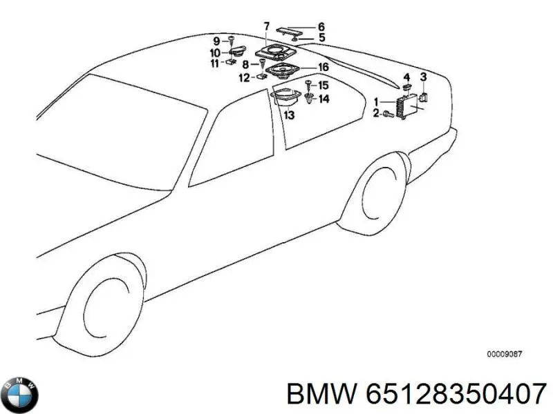 65128350407 BMW 