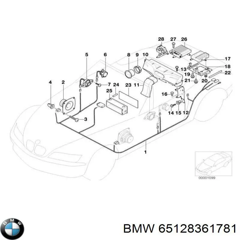  BMW 65128361781 ціна, від 677.91 USD