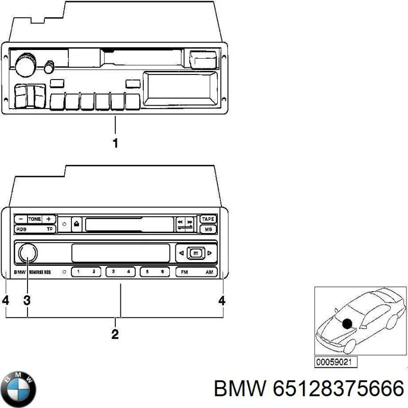 Купити 65126902821 BMW 