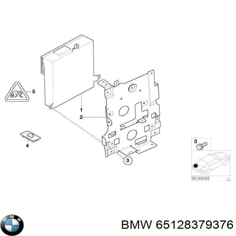 Підсилювач звуку аудіосистеми 8379376 BMW