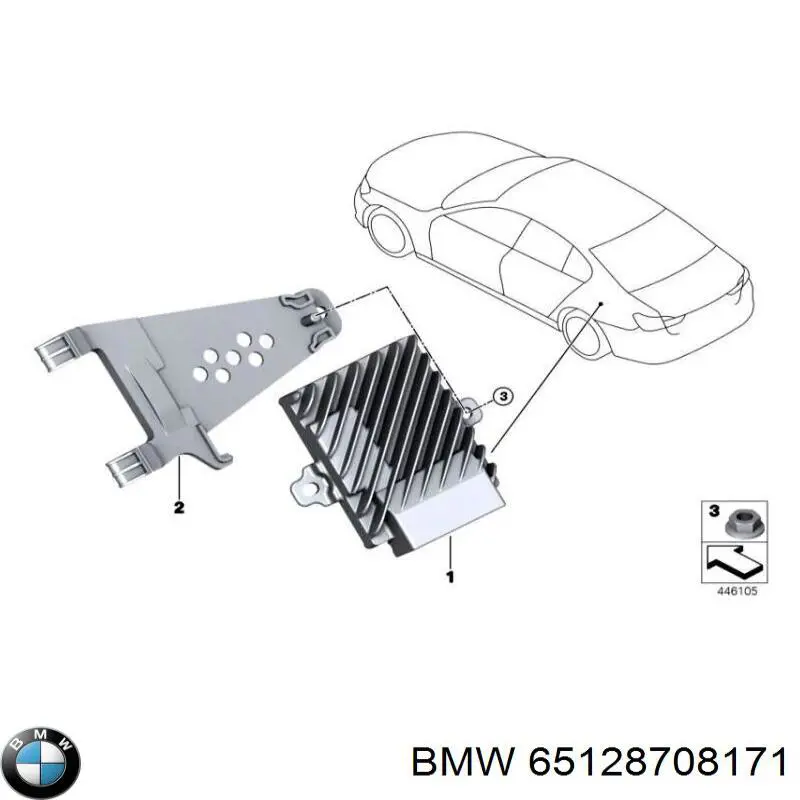 Купити 65128708171 BMW 