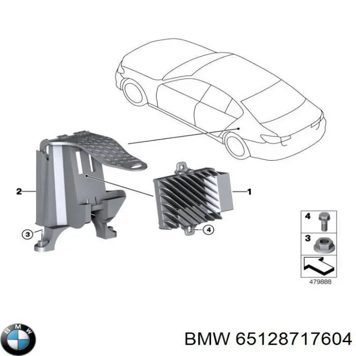  BMW 65125A11FA2 ціна, від 256.81 USD