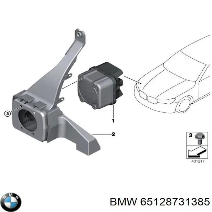  BMW 65128731385 ціна, від 107.69 USD