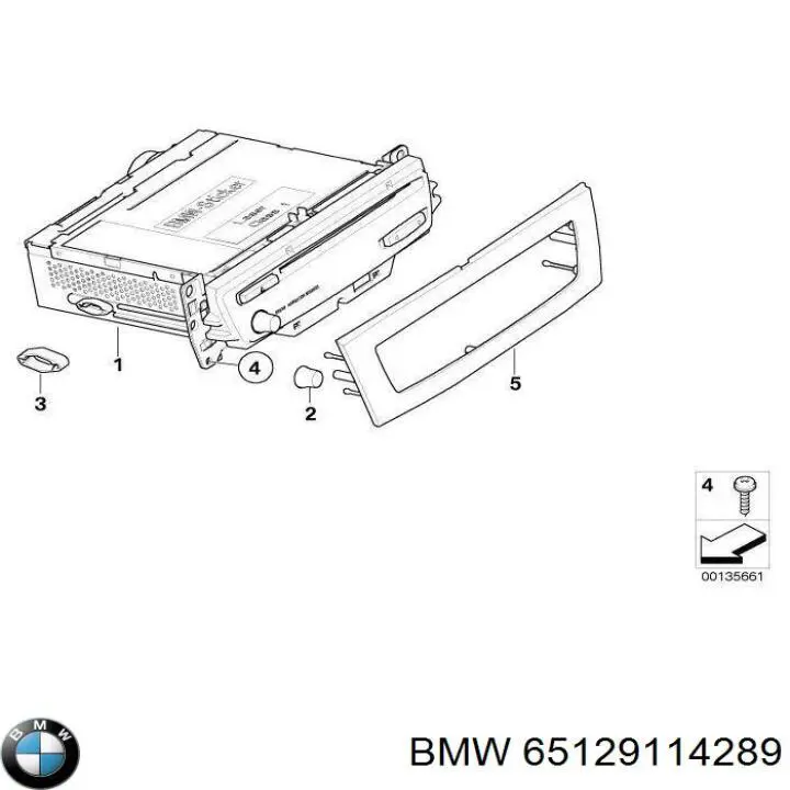 Пістон (кліп) кріплення підкрилки переднього крила BMW 65129114289 ціна, від 34.63 USD