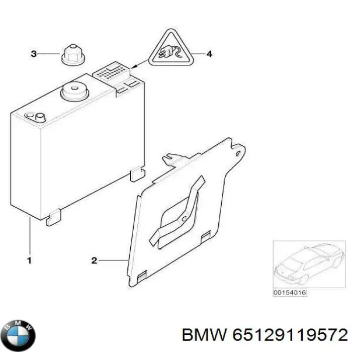 Купити 65129119572 BMW 