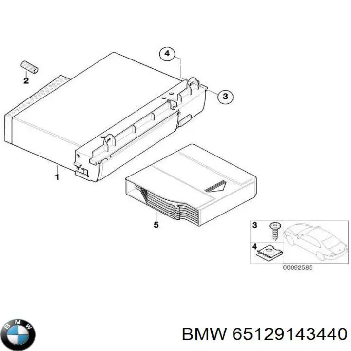 65129143440 BMW 