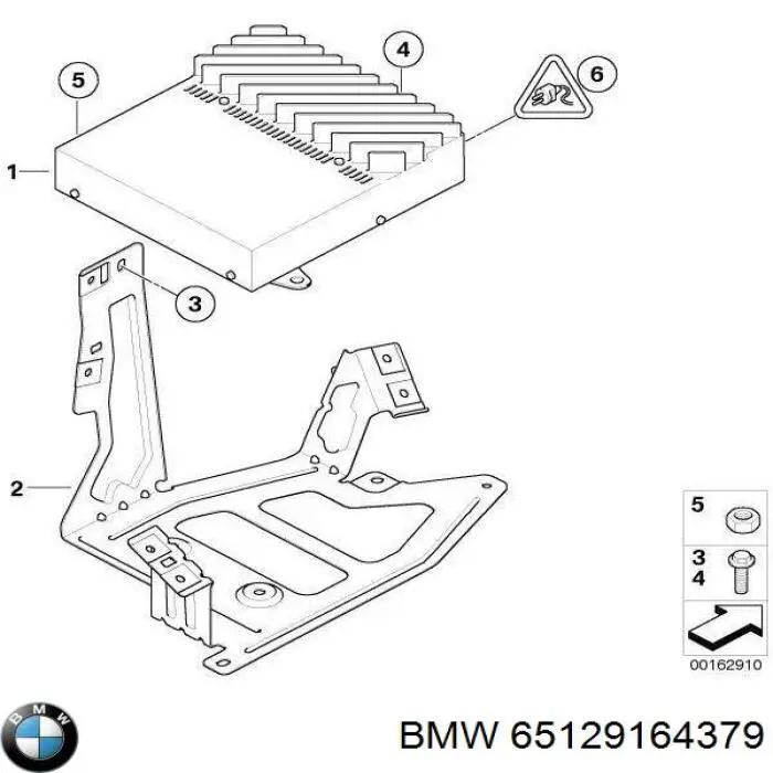 65129164379 BMW Підсилювач звуку аудіосистеми