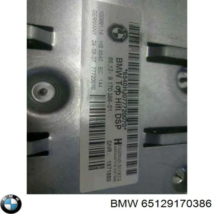  65129170386 BMW