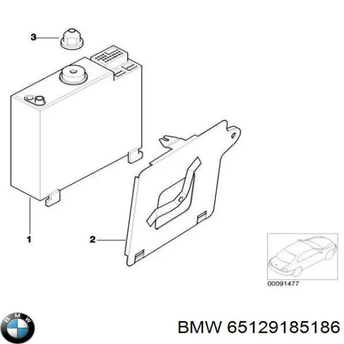 65129185186 BMW 