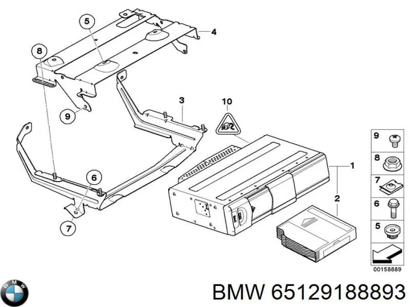  BMW 65129188893 ціна, від 63.35 USD