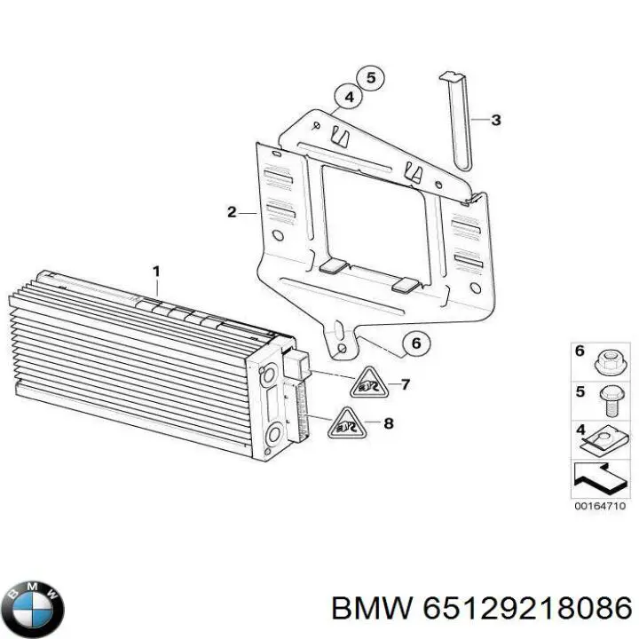  BMW 65129218086 ціна, від 911.96 USD
