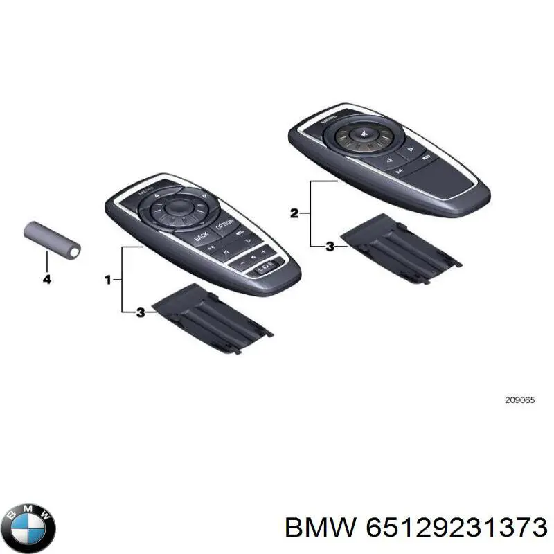 65129231373 BMW Пульт керування магнітолою
