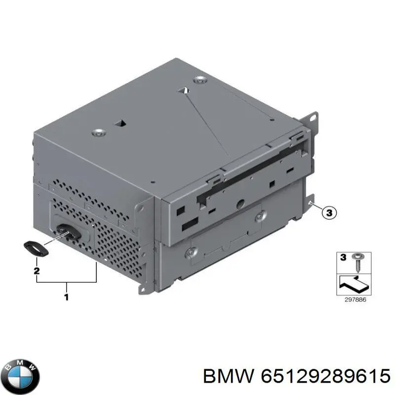 Магнітола (радіо AM/FM) BMW 65129289615 ціна, від 76.19 USD