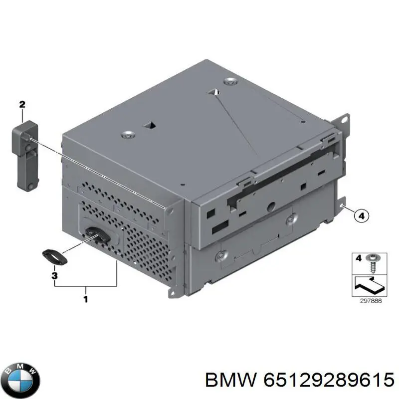 65129289615 BMW Магнітола (радіо AM/FM)