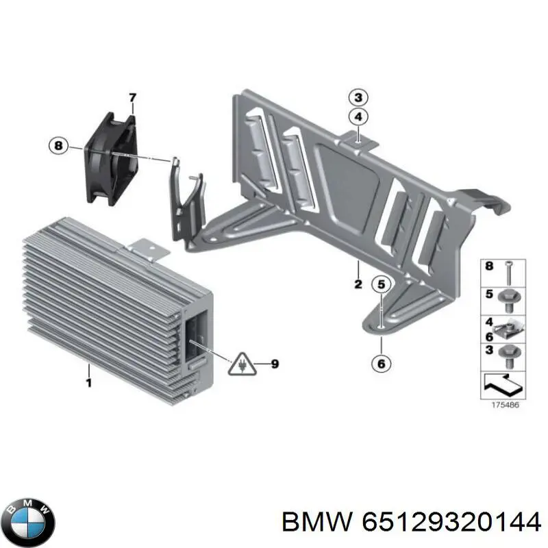  BMW 65129320144 ціна, від 619.57 USD