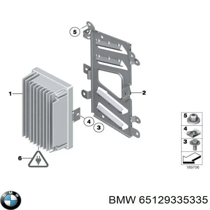Купити 65129335335 BMW 