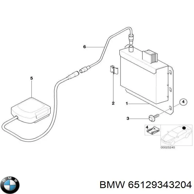  BMW 65129343204