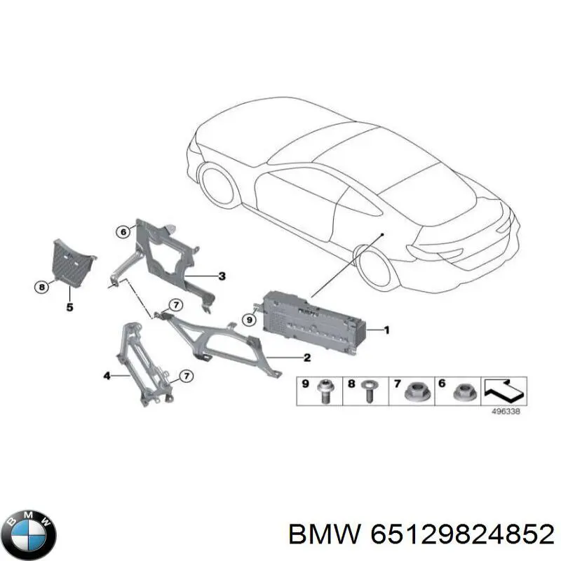  BMW 65129824852 ціна, від 633.47 USD