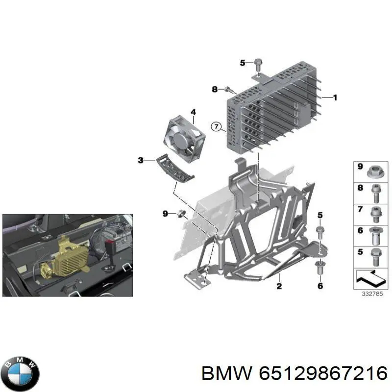  BMW 65122622879 ціна, від 705.42 USD