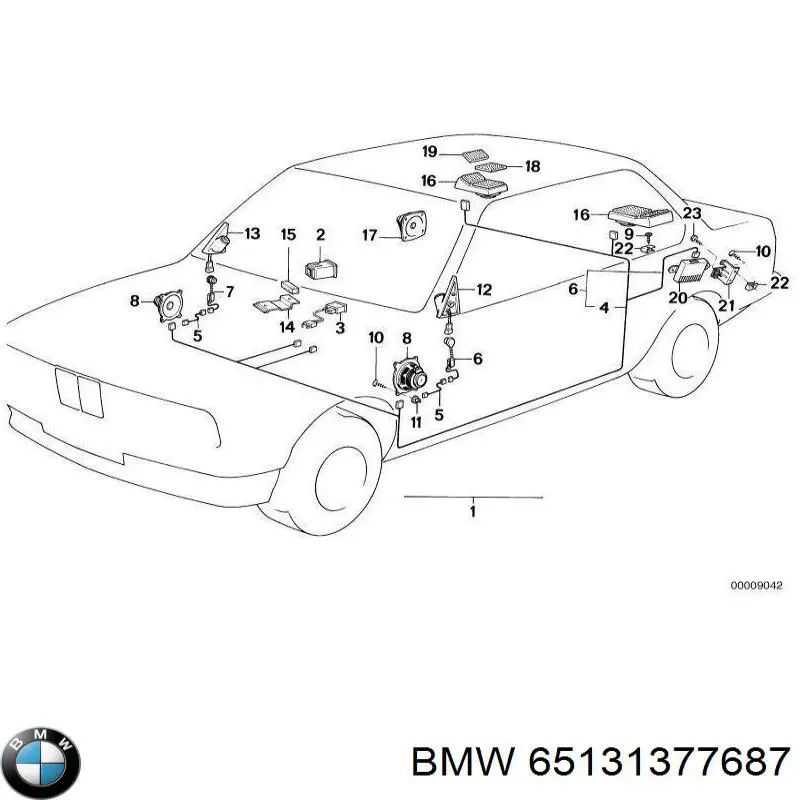  BMW 65131377687 ціна, від 172.89 USD
