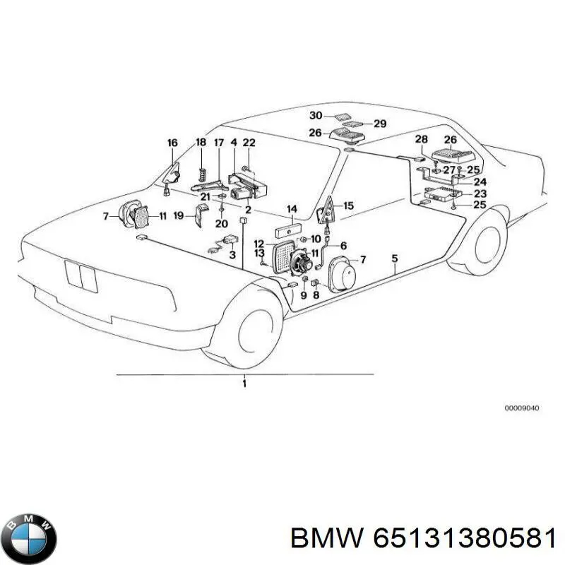 65131380581 BMW 