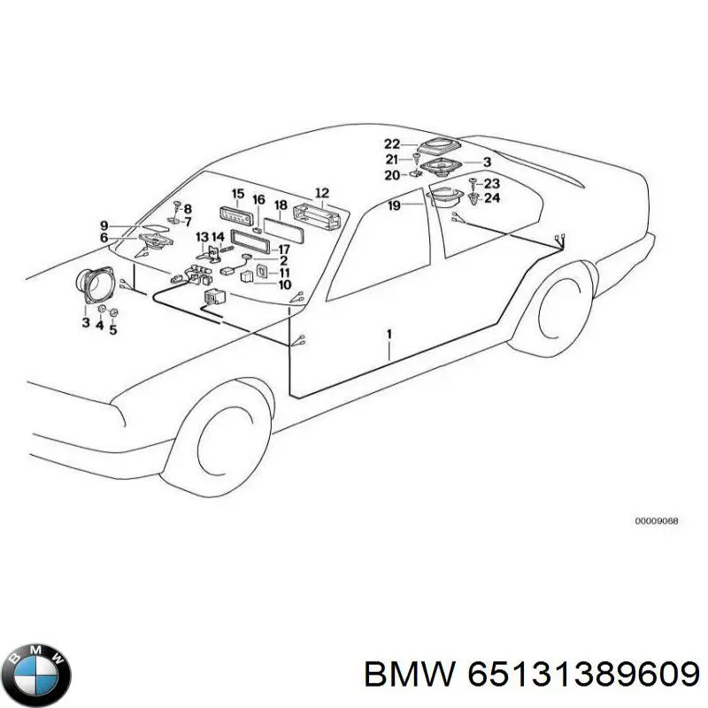 65131389609 BMW Пробка піддона двигуна