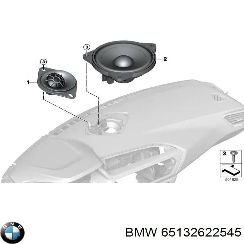 Динамік "торпедо" BMW 65132622545 ціна, від 13.89 USD